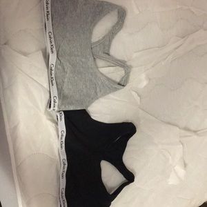 Calvin Klein sports bras